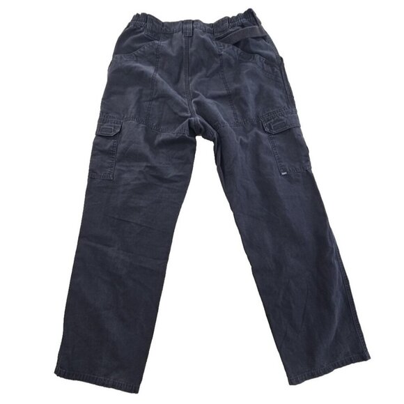 5.11 Tactical Pants Men's 34x32 Navy Blue Canvas Cargo Double Knee Style 74251 - Picture 2 of 13